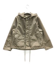 MACPHEE（マカフィ）の古着「ジャケット NYLON TWILL（ナイロンツイル） ショートパーカー」｜ベージュ