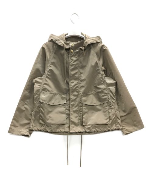 MACPHEE（マカフィ）MACPHEE (マカフィ) ジャケット NYLON TWILL（ナイロンツイル） ショートパーカー ベージュ サイズ:36の古着・服飾アイテム