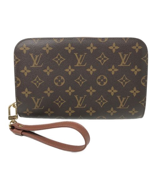 LOUIS VUITTON（ルイ ヴィトン）LOUIS VUITTON (ルイ ヴィトン) クラッチバッグ モノグラム オルセー ブラウン サイズ:実寸サイズにてご確認ください。の古着・服飾アイテム