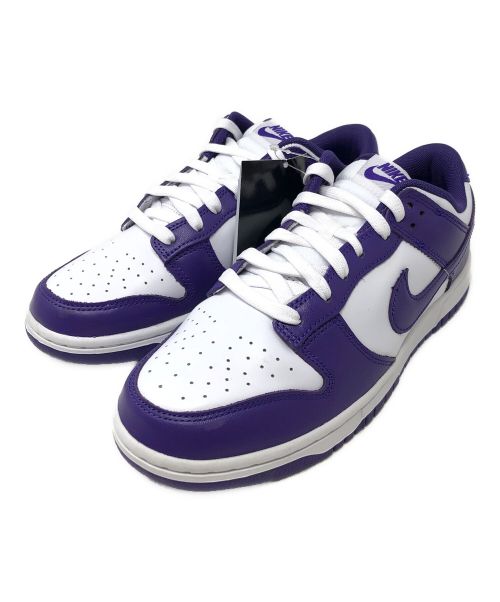 NIKE（ナイキ）NIKE (ナイキ) ローカットスニーカー DUNK LOW RETRO(ダンクローレトロ) パープル×ホワイト サイズ:26.5cm 未使用品の古着・服飾アイテム