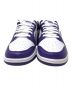 NIKE (ナイキ) ローカットスニーカー DUNK LOW RETRO(ダンクローレトロ) パープル×ホワイト サイズ:26.5cm 未使用品：7000円