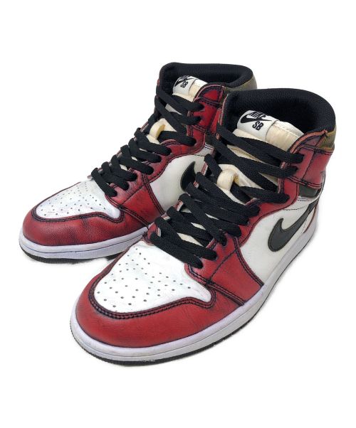 NIKE（ナイキ）NIKE (ナイキ) スニーカー Air Jordan 1 Retro High La To Chicago（エア ジョーダン レトロ ハイ LA TO シカゴ） レッド×ホワイト サイズ:27.5cmの古着・服飾アイテム