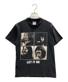 ALL SPORT（オールスポーツ）の古着「バンドTシャツ The Beatles Let It Be tee（ザ ビートルズ レット イット ビー ティー）」｜ブラック