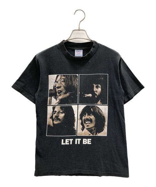 ALL SPORT（オールスポーツ）ALL SPORT (オールスポーツ) バンドTシャツ The Beatles Let It Be tee（ザ ビートルズ レット イット ビー ティー） ブラック サイズ:Sの古着・服飾アイテム