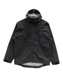 PURPLE MOUNTAIN OBSERVATORY（パープル マウンテン オブザーバトリー）の古着「マウンテンパーカー 3-Layer Shell Jacket（スリーレイヤー シェル ジャケット）」｜ブラック