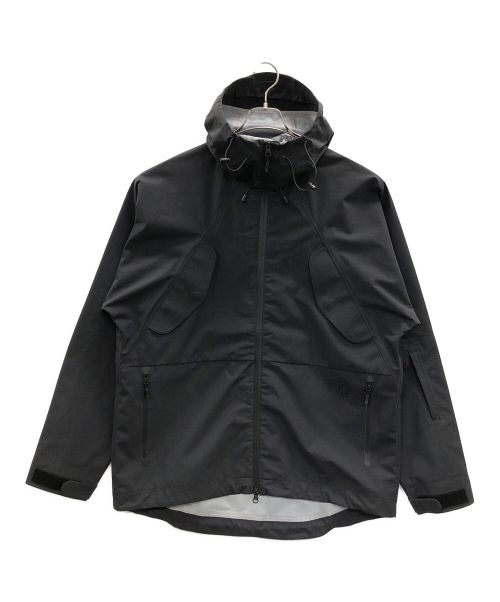 PURPLE MOUNTAIN OBSERVATORY（パープル マウンテン オブザーバトリー）PURPLE MOUNTAIN OBSERVATORY (パープル マウンテン オブザーバトリー) マウンテンパーカー 3-Layer Shell Jacket（スリーレイヤー シェル ジャケット） ブラック サイズ:Lの古着・服飾アイテム