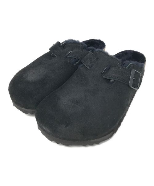 BIRKENSTOCK（ビルケンシュトック）BIRKENSTOCK (ビルケンシュトック) スウェードサンダル ブラック サイズ:26.5cmの古着・服飾アイテム