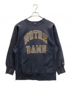 Champion REVERSE WEAVEチャンピオン リバース ウィーブ）の古着「ヴィンテージスウェット NOTRE DAME（ノートル ダム）」｜ネイビー