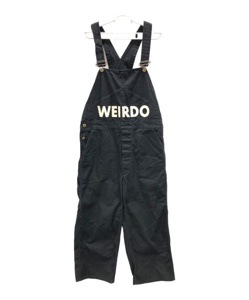 WEIRDO（ウィアード）WEIRDO (ウィアード) オーバーオール WOLF BAIT(ウルフバイト) ブラック サイズ:Mの古着・服飾アイテム