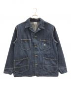 LEEリー）の古着「デニムジャケット カバーオール DUNGAREES LOCO JACKET（ダンガリーズ ロコ ジャケット）」｜ブルー