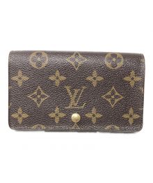 LOUIS VUITTON（ルイ ヴィトン）の古着「財布 モノグラム 	ポルトモネ・ビエ・トレゾール」｜ブラウン