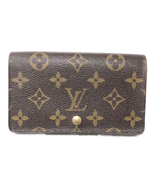 LOUIS VUITTON（ルイ ヴィトン）LOUIS VUITTON (ルイ ヴィトン) 財布 モノグラム 	ポルトモネ・ビエ・トレゾール ブラウン サイズ:実寸サイズにてご確認ください。の古着・服飾アイテム