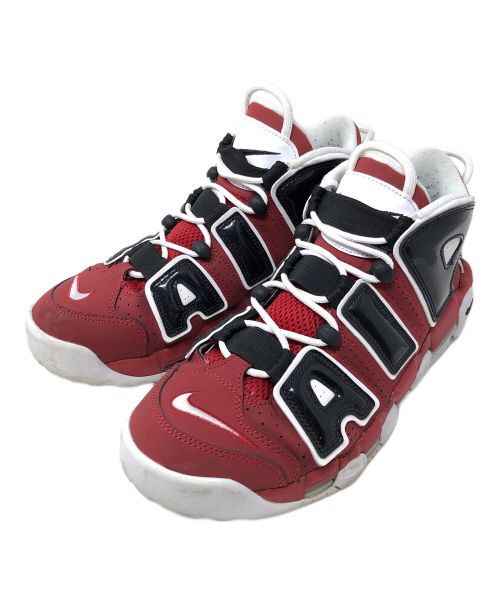 NIKE（ナイキ）NIKE (ナイキ) ハイカットスニーカー AIR MORE UPTEMPO 96(エア モアアップテンポ 96) レッド×ブラック サイズ:27.5cmの古着・服飾アイテム