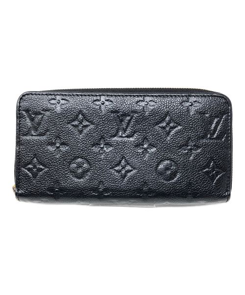 LOUIS VUITTON（ルイ ヴィトン）LOUIS VUITTON (ルイ ヴィトン) 長財布 ジッピー ウォレット モノグラム・アンプラント ノワール サイズ:実寸サイズにてご確認ください。の古着・服飾アイテム