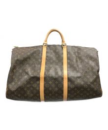 LOUIS VUITTON（ルイ ヴィトン）の古着「ボストンバック キーポル･バンドリエール 60 モノグラム」｜ブラウン