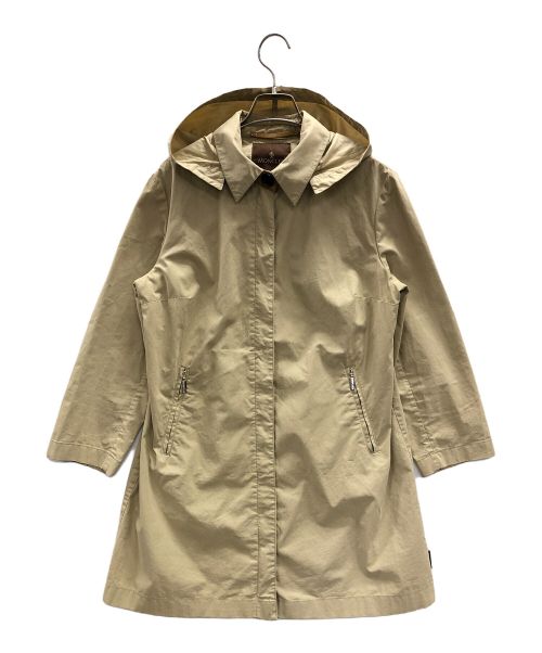 MONCLER（モンクレール）MONCLER (モンクレール) ステンカラーコート ベージュ サイズ:1の古着・服飾アイテム