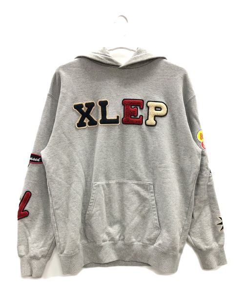 X-LARGE（エクストララージ）X-LARGE (エクストララージ) プルオーバーパーカー グレー サイズ:Lの古着・服飾アイテム