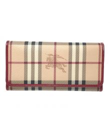 BURBERRY（バーバリー）の古着「長財布 ノバチェック」｜ベージュ