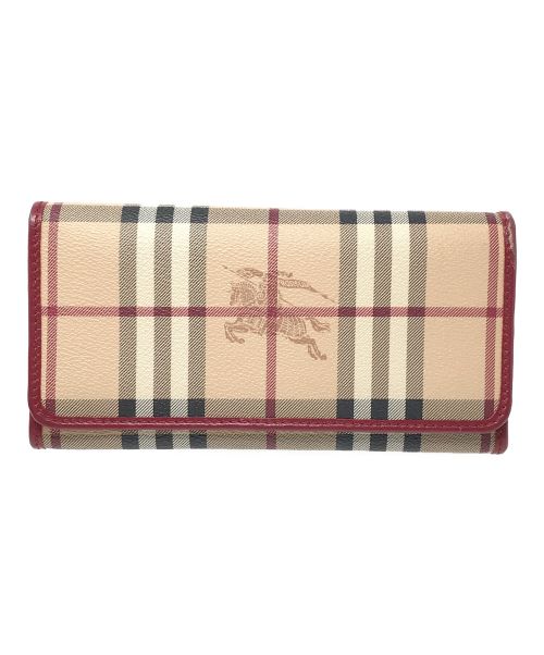 BURBERRY（バーバリー）BURBERRY (バーバリー) 長財布 ノバチェック ベージュ サイズ:実寸サイズにてご確認ください。の古着・服飾アイテム