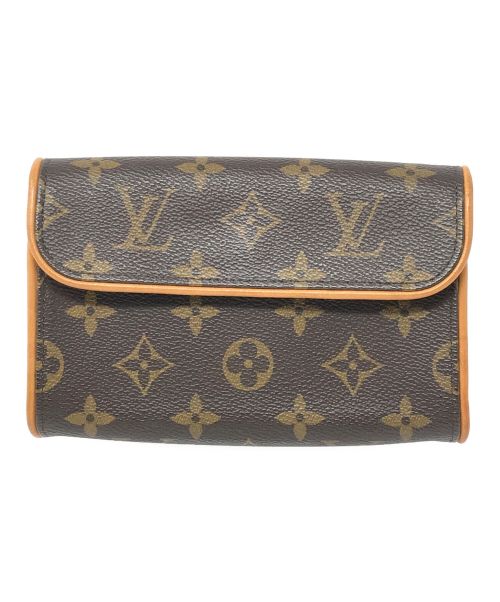 LOUIS VUITTON（ルイ ヴィトン）LOUIS VUITTON (ルイ ヴィトン) ウエストポーチ モノグラム ポシェットフロランティーヌ ブラウン サイズ:実寸サイズにてご確認ください。の古着・服飾アイテム