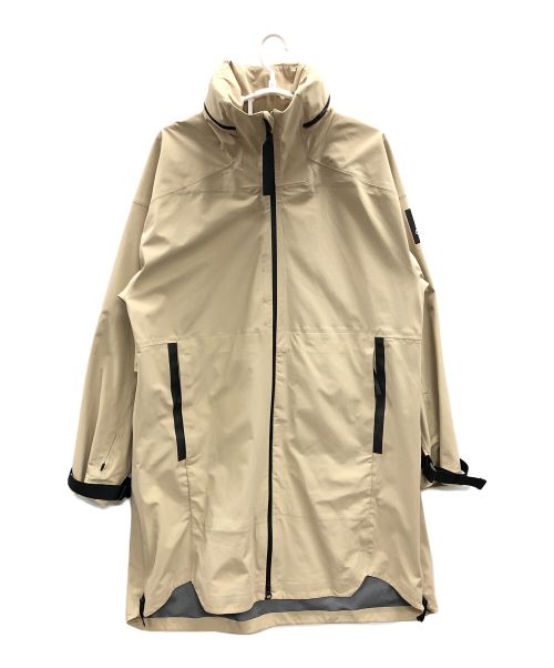 adidas（アディダス）adidas (アディダス) レインコート MYSHELTER RAIN.RDY Parka(マイシェルター レイン レディ パーカー) ベージュ サイズ:XOの古着・服飾アイテム