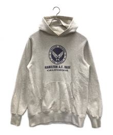 BUZZ RICKSON'S（バズリクソンズ）の古着「パーカー SWEAT PARKA ｢HAMILTON A.F. BASE｣（スウェット パーカー ｢ハミルトン エー.エフ. ベース）」｜グレー