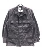 shirtシャツ）の古着「BDUシャツ BDU JACKET(BDUジャケット)」｜ブラック