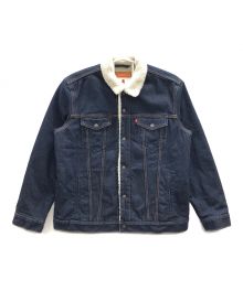 LEVI'S（リーバイス）の古着「デニムジャケット ボアトラッカー」｜ブルー