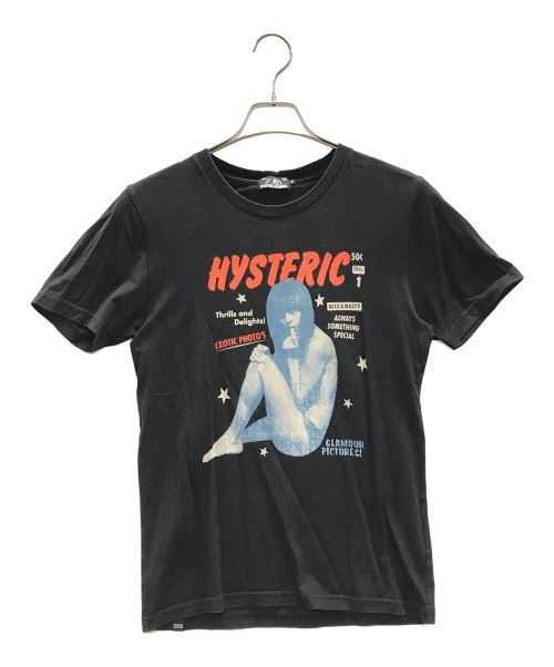 Hysteric Glamour（ヒステリックグラマー）Hysteric Glamour (ヒステリックグラマー) 半袖Tシャツ ガールプリント ブラック サイズ:Sの古着・服飾アイテム