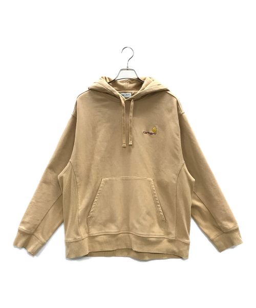 CarHartt（カーハート）CarHartt (カーハート) プルオーバーパーカー ベージュ サイズ:XLの古着・服飾アイテム