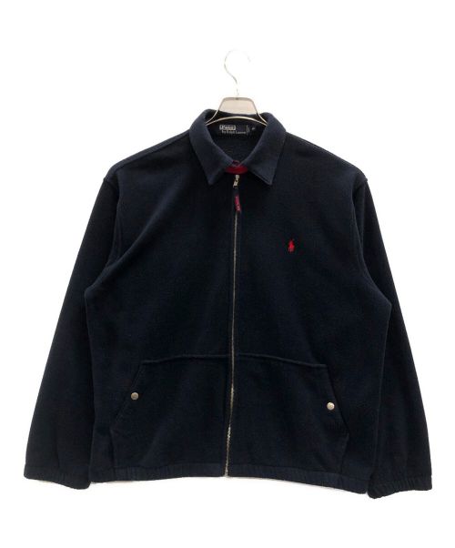 POLO RALPH LAUREN（ポロ・ラルフローレン）POLO RALPH LAUREN (ポロ・ラルフローレン) フリースジャケット 80’S フリーススイングトップ ネイビー サイズ:XLの古着・服飾アイテム