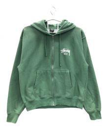 stussy（ステューシー）の古着「ジップパーカー」｜グリーン