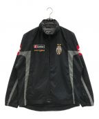 LOTTO×JUVENTUSロット×ユヴェントス）の古着「ヴィンテージ サッカーナイロンジャケット Trainingsjacke（トレーニングジャケット）」｜ブラック