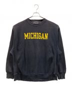 Championチャンピオン）の古着「スウェット 00s リバースウィーブスウェット MICHIGAN（ミシガン）」｜ネイビー