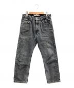 LEVI'Sリーバイス）の古着「ブラックデニム 505 Regular Fit Men's Jeans(505 レギュラーフィットメンズジーンズ)」｜ブラック