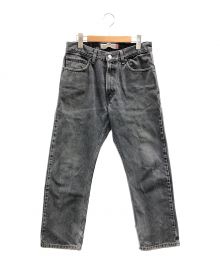 LEVI'S（リーバイス）の古着「ブラックデニム 505 Regular Fit Men's Jeans(505 レギュラーフィットメンズジーンズ)」｜ブラック