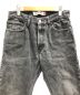 LEVI'S (リーバイス) ブラックデニム 505 Regular Fit Men's Jeans(505 レギュラーフィットメンズジーンズ) ブラック サイズ:W32 L30：6000円