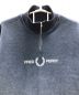 中古・古着 FRED PERRY (フレッドペリー) ハーフジップフリースプルオーバー ネイビー サイズ:M：7000円