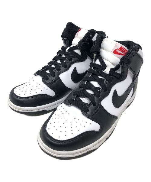 NIKE（ナイキ）NIKE (ナイキ) スニーカー WMNS DUNK HIGH(ウィメンズ ダンク ハイ) ブラック×ホワイト サイズ:22.5cmの古着・服飾アイテム