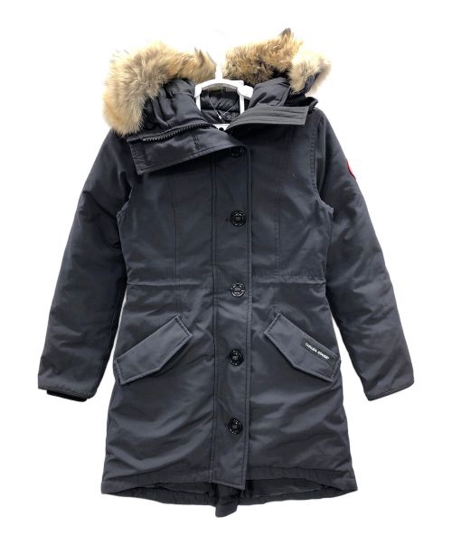 CANADA GOOSE（カナダグース）CANADA GOOSE (カナダグース) ダウンコート ROSSCLAIR PARKA FF(ロジカルパーカFF) ネイビー サイズ:XS/TPの古着・服飾アイテム