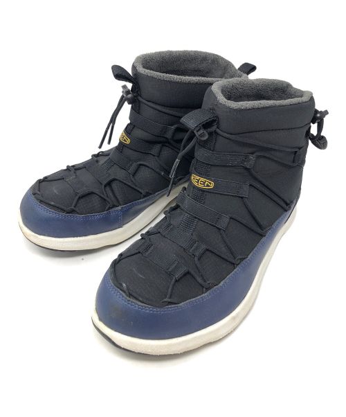 KEEN（キーン）KEEN (キーン) ブーツ UNEEK SNK CHUKKA WP (ユニーク SNK チャッカ WP) ブラック×ネイビー サイズ:26.5cmの古着・服飾アイテム