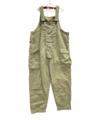 LYBRO×NIGEL CABOURNライブロ×ナイジェルケーボン）の古着「DUNGAREE COTTON BROKEN TWILLオーバーオール (ダンガリーコットンブロークンツィル)」｜オリーブ