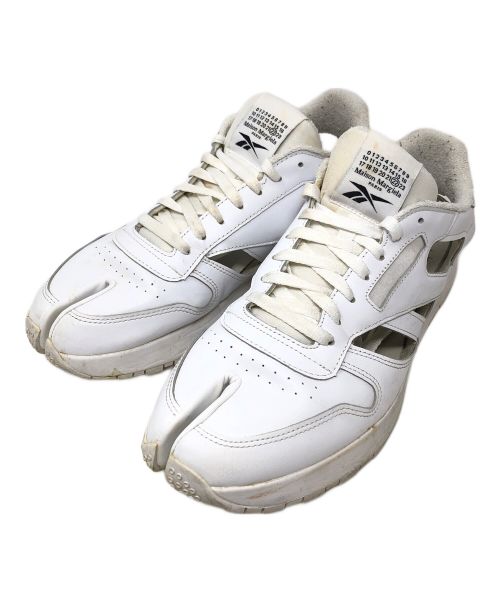 MARTIN MARGIELA（マルタン・マルジェラ）MARTIN MARGIELA (マルタン・マルジェラ) REEBOK (リーボック) スニーカー Classic Leather Tabi DQ(クラシックレザータビ DQ) ホワイト サイズ:30cmの古着・服飾アイテム