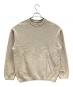 crepusculeクレプスキュール）の古着「スウェット Moss Stitch Sweat（モス ステッチ スウェット）」｜ベージュ