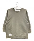 Champion×WTAPSチャンピオン×ダブルタップス）の古着「スウェット CREW REVERSE WEAVE(クルーリバースウィーブ)」｜黄緑