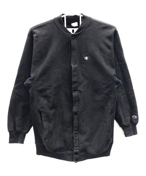 Champion REVERSE WEAVE（チャンピオン リバース ウィーブ）Champion REVERSE WEAVE (チャンピオン リバース ウィーブ) スナップカーディガン ネイビー サイズ:X-LARGEの古着・服飾アイテム