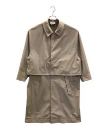 YOKE（ヨーク）の古着「ステンカラーコート BALCOLLAR SHARE COAT（バルカラー シェア コート）」｜ベージュ