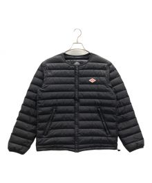 DANTON（ダントン）の古着「ダウンジャケット MEN'S CREWNECK INNER DOWN JACKET（メンズ クルーネック インナー ジャケット）」｜ブラック