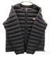 中古・古着 DANTON (ダントン) ダウンジャケット MEN'S CREWNECK INNER DOWN JACKET（メンズ クルーネック インナー ジャケット） ブラック サイズ:42：12000円