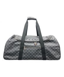 LOUIS VUITTON（ルイ ヴィトン）の古着「2wayバッグ ダミエ・グラフィット ネオ エオール65 キャリーバッグ ボストンバッグ」｜グレー×ブラック